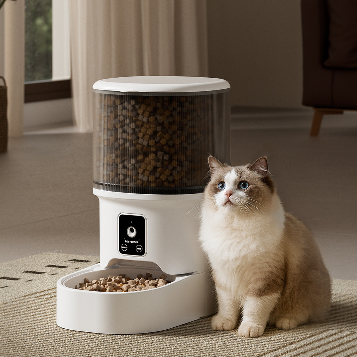 Automatic Pet Feeder: Timed and App-controlled